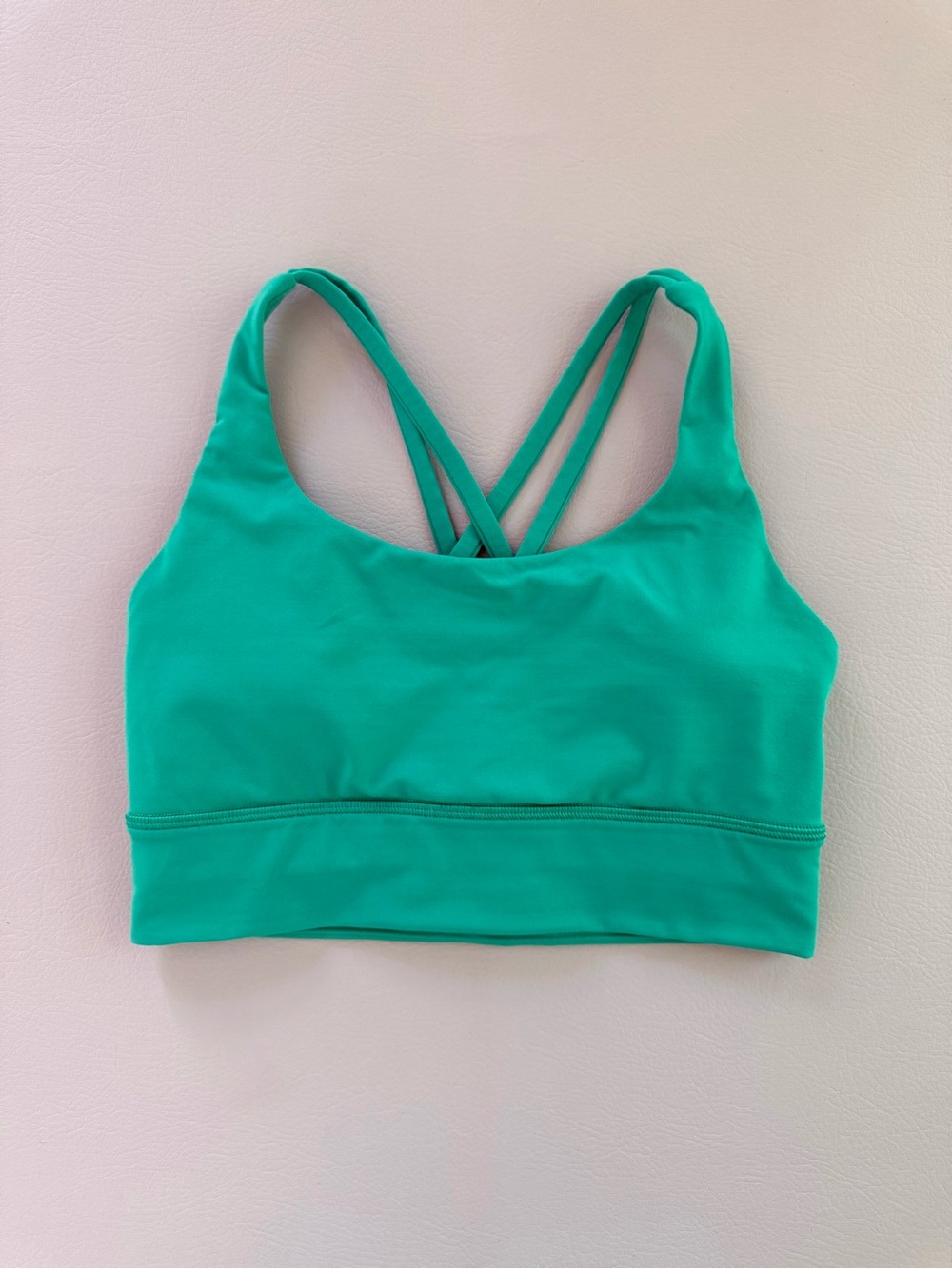 Lululemon Energy Bra Long Line Sports Bra Maldives Green size 6 W2AV0S Style